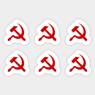 Hammer and Sickle x6 Pack Sticker
